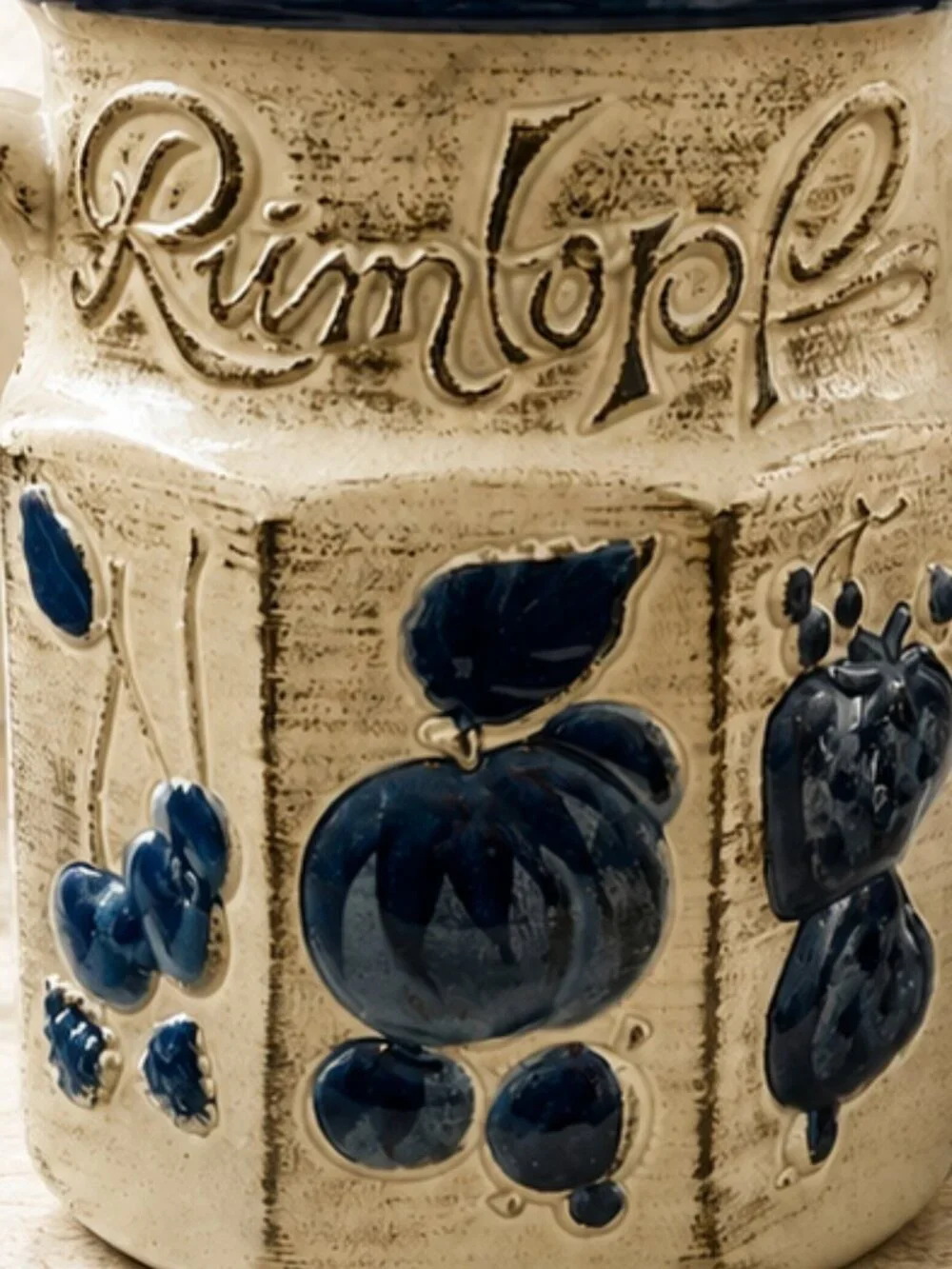 Rumtopf vintage stamped